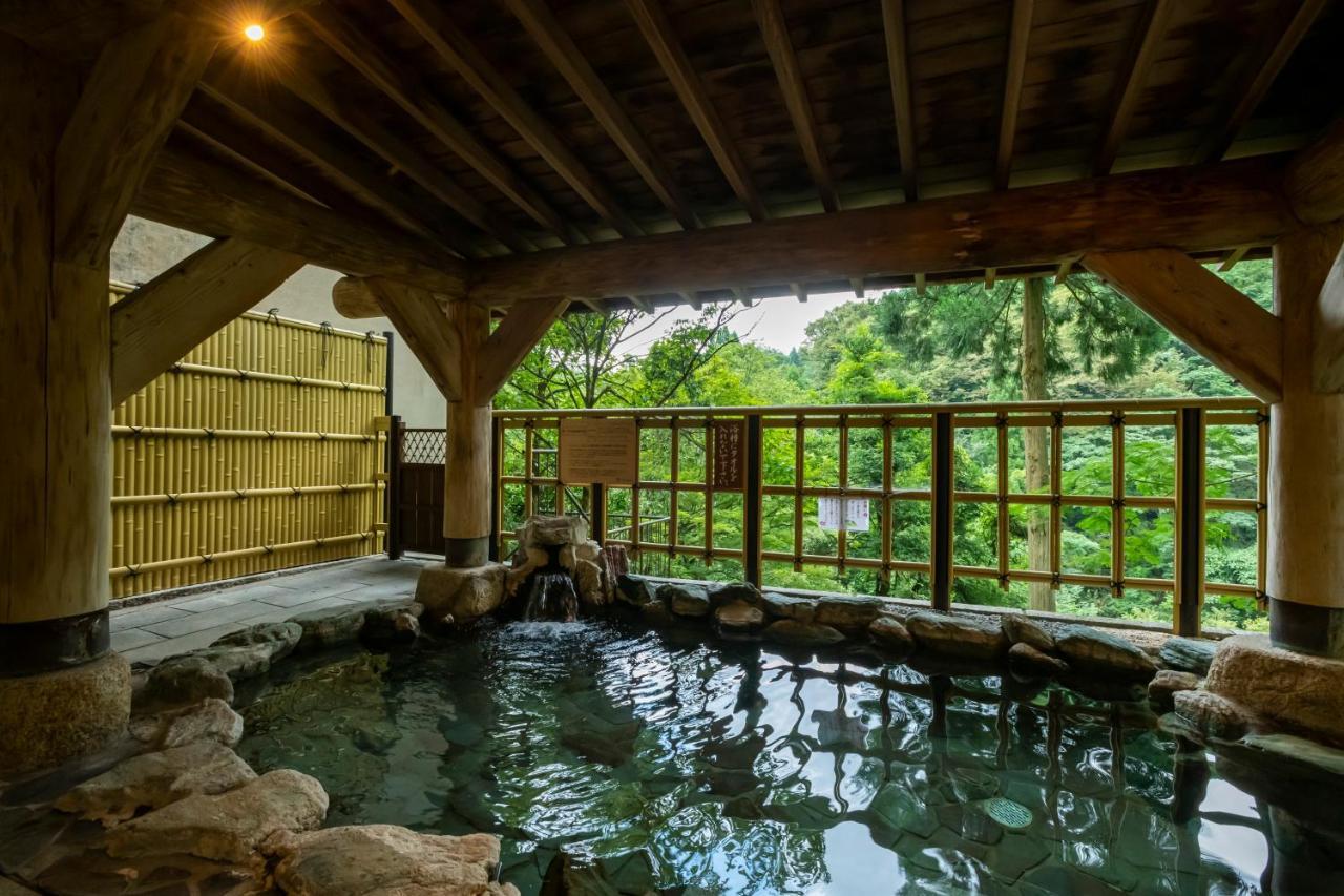 加贺 花椿山中温泉旅馆酒店 外观 照片