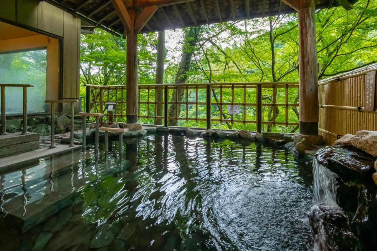 加贺 花椿山中温泉旅馆酒店 外观 照片