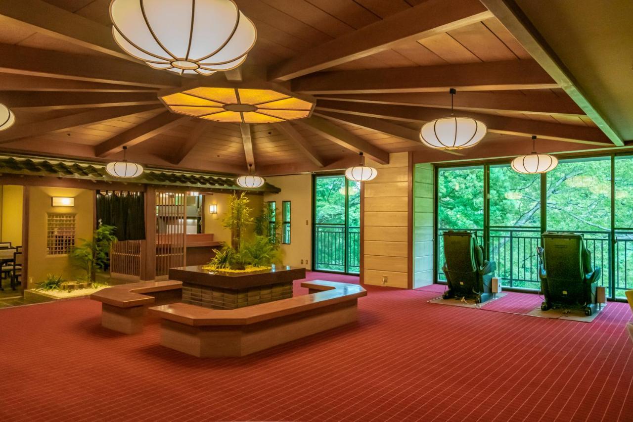 加贺 花椿山中温泉旅馆酒店 外观 照片